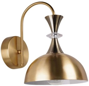 Φωτιστικό Τοίχου - Απλίκα 534LUN3868 20x30cm 1xE27 40W Gold Opviq