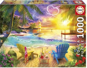 Παζλ Educa Love Beach 1000 Τεμάχια