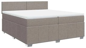 ΚΡΕΒΑΤΙ BOXSPRING ΜΕ ΣΤΡΩΜΑ TAUPE 200X200 ΕΚ. ΥΦΑΣΜΑΤΙΝΟ 3289472