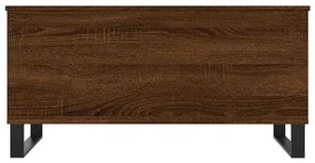 vidaXL Τραπεζάκι Σαλονιού Καφέ Δρυς 90x44,5x45 εκ. Επεξεργασμένο Ξύλο