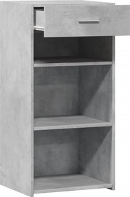 vidaXL Ντουλάπι Γκρι Σκυροδέματος 45x42,5x93 εκ. Επεξεργασμένο Ξύλο