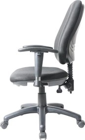 Καρέκλα γραφείου τροχήλατη Nextdeco μαύρη 107x63x61εκ