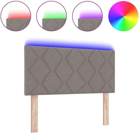 vidaXL Κεφαλάρι Ανοιχτό γκρι 90 cm ύφασμα