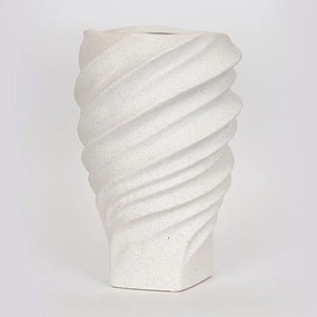 Βάζο Κεραμικό 752-20297 20x20x31cm White Estheti Home Κεραμικό