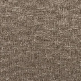 vidaXL Κεφαλάρι με Πτερύγια Taupe 147x23x118/128 εκ. Υφασμάτινο