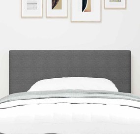 vidaXL LED κεφαλάρι με κεφαλάρι Ανοιχτό γκρι 100 cm Πολυεστέρας