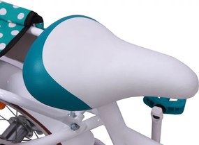 Dots 12 Inch 19 cm Girls Coaster Brake White