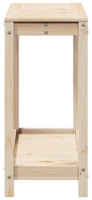 vidaXL Τραπέζι Κηπουρικής με Ράφι 108 x 35 x 75 εκ. Μασίφ Ξύλο Πεύκου