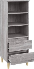 vidaXL Ντουλάπι Γκρι Sonoma 40x36x110 εκ. από Επεξεργασμένο Ξύλο