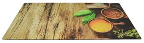Επιφάνεια Κοπής Με Σχέδιο Μπαχαρικά Γυαλί 52x30x0.4cm ANKOR