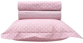 Σετ σεντόνια βρεφικά Art 5132Pink  120x170  Ροζ   Beauty Home
