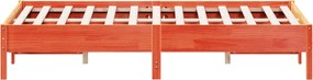vidaXL Σκελετός Κρεβ. Χωρίς Στρώμα Καφέ Κεριού 120x200 εκ Μασίφ Πεύκο