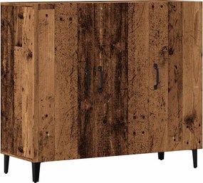 vidaXL Ντουλάπι Παλαιό Ξύλο 90 x 34 x 80 εκ. από Επεξεργασμένο Ξύλο
