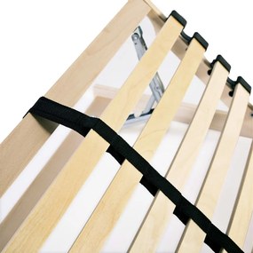 vidaXL Τελάρο Κρεβατιού με 28 Σανίδες &amp; 7 Ζώνες 80 x 200 εκ.