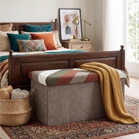 ΣΚΑΜΠΌ &amp; ΠΟΥΦ PATCHWORK FOLDING BENCH BOX SCOTT HD0551