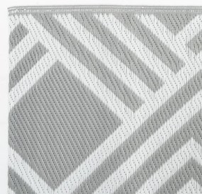 vidaXL Χαλί εξωτερικού χώρου ARAKIL γκρι 120x180 cm PP