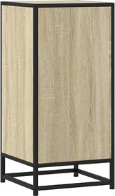 vidaXL Συρταριέρα Sonoma Δρυς 35,5x35x76 εκ. Επεξ. Ξύλο + Μέταλλο
