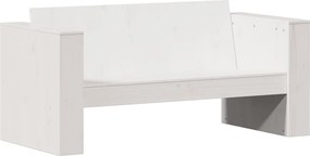 vidaXL Σαλόνι Κήπου Σετ 2 Τεμαχίων Λευκό από Μασίφ Ξύλο Πεύκου