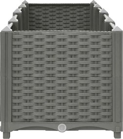 vidaXL Ζαρντινιέρα 160 x 40 x 38 εκ. από Πολυπροπυλένιο