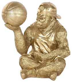 Διακοσμητική Φιγούρα Home ESPRIT Χρυσό Γορίλας 54 X 46 X 60,5 CM