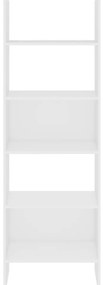 vidaXL Βιβλιοθήκη Λευκή 60 x 35 x 180 εκ. από Επεξ. Ξύλο