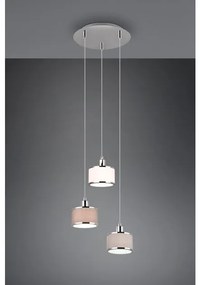 Κρεμαστό Φωτιστικό Οροφής 3xE14 28W IP20 Kaprun 311630306 Trio Lighting-311630306-Χρώμιο 311630306