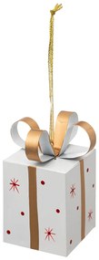 Στολίδι Χριστουγεννιάτικο (9εκ.) A-S Gift White 192347