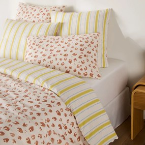 Παπλωματοθήκη από βαμβάκι με λεοπάρ σχέδιο, JAVAD