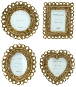 Κορνίζα ArteLibre Χρυσό Polyresin 6x9cm Σε 4 Σχέδια-05156665