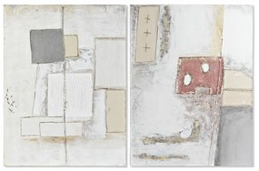 Καμβάς DKD Home Decor Τζίντζερ Καμβάς 90 x 3,7 x 120 cm