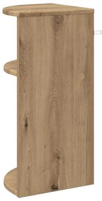 vidaXL End Table Artisan Oak 29,6 x 29,6 x 60 εκ Επεξεργασμένο ξύλο