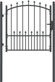 vidaXL Πύλη Φράχτη με Ακίδες EMMEN 100 x 100 cm