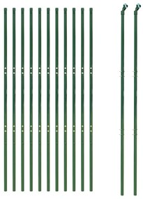 vidaXL Συρματόπλεγμα Περίφραξης Πράσινο 2,2x25 μ. Γαλβανισμένο Ατσάλι