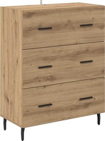 vidaXL Highboard 2 τμχ. Artisan Oak 69,5 x 34 x 180 εκ.