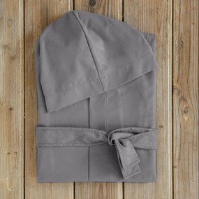 Μπουρνούζι Microfiber Nima Comfort Dark Grey Γκρι SMALL