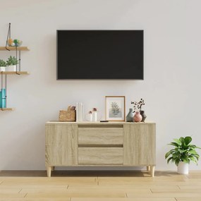 vidaXL Έπιπλο Τηλεόρασης Sonoma Δρυς 102x44,5x50 εκ. Επεξ. Ξύλο