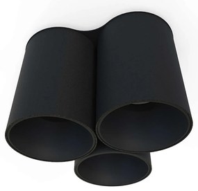 Φωτιστικό Οροφής - Σποτ Eye Tone 8091 3xGU10 10W Black Nowodvorski Μέταλλο,Πλαστικό