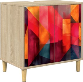 vidaXL Ντουλάπι Μπάνιου HEESCH Sonoma 60 x 40 x 60 εκ