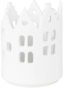 Κηροπήγιο Για Ρεσώ Courtyard RD0090339 Φ5,5x7,5cm White Raeder Πορσελάνη