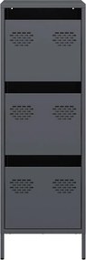 vidaXL Ντουλάπι Ανθρακί 39x35x103,5 εκ. από Ατσάλι