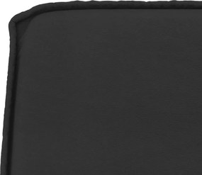 vidaXL Πάγκος Μαύρος 100 x 75 x 76 εκ. από Συνθετικό Δέρμα
