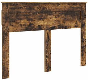 vidaXL Κεφαλάρι Καπνιστό Δρύς 140 cm Επεξεργασμένο ξύλο