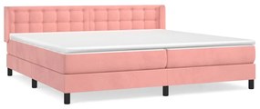 ΚΡΕΒΑΤΙ BOXSPRING ΜΕ ΣΤΡΩΜΑ ΡΟΖ 200X200 ΕΚ. ΒΕΛΟΥΔΙΝΟ 3131224