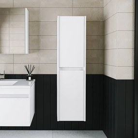 Stewehome Ντουλάπι Πετσετών Μπάνιου με Ράφια 35x30x130 cm