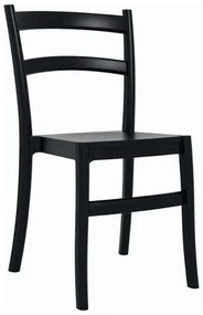 Καρέκλα Στοιβαζόμενη TIFFANY Μαύρο PP 45x51x85cm