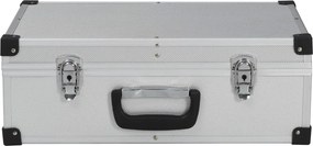 vidaXL Βαλίτσα Εργαλείων Ασημί 46 x 33 x 16 εκ. Αλουμινίου