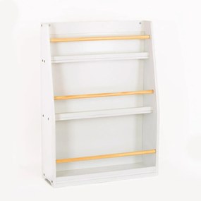 U-Grow UGRD01-WH Βιβλιοθήκη Δαπέδου Ξύλινη Λευκή 58x18x81 cm
