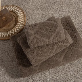 Πετσέτα Χεριών (30x50) Nef-Nef Homeware Premium Romian Mocca 550gsm