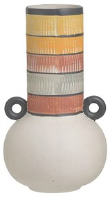 Βάζο Κεραμικό Multicolor inart Φ15x25εκ. 3-70-211-0256