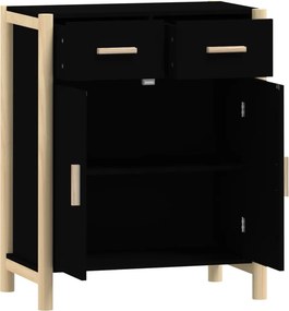 vidaXL Ντουλάπι Μαύρο 62 x 38 x 75 εκ. από Επεξεργασμένο Ξύλο